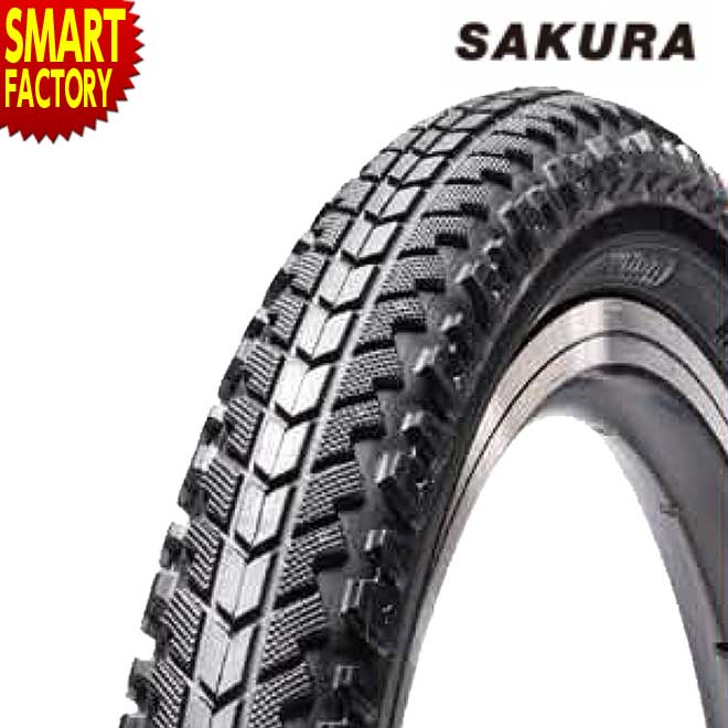 自転車 タイヤ 【小径車用タイヤ】 20インチ 20x1.75 1本 SAKURA S127 ブラック 小径車用タイヤ 子供用自転車 折りたたみ自転車 自転車タイヤ 軽快車 自転車通勤 自転車通学 20x1.75 ☆ プレゼ…