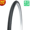 自転車 タイヤ 《普段使いに◎》 26インチ 27インチ 1本 黒 ブラック WO 26x1-3/8 27x1-3/8 自転車タイヤ WANDA製 ママチャリ ...