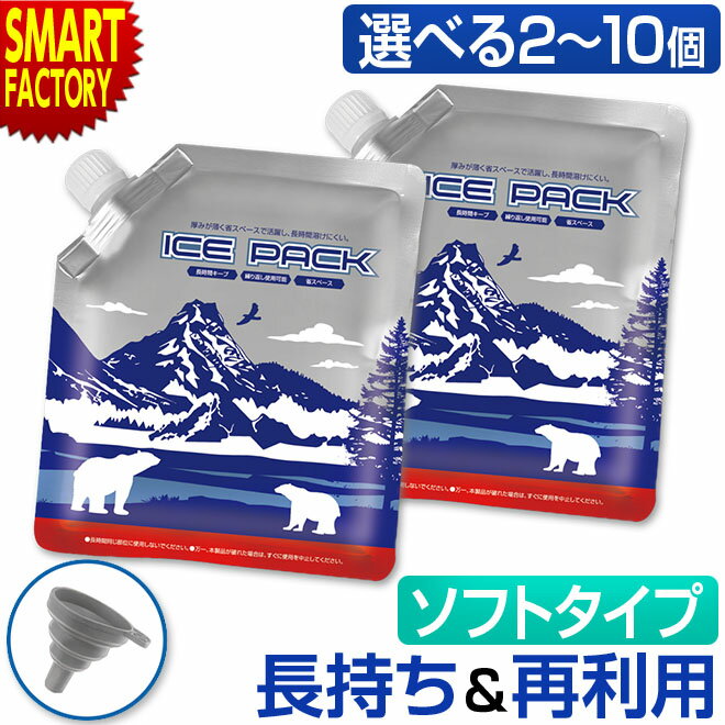 【ブラックフライデー!】 保冷剤 長時間 アイスパック 《お得!2〜10個セット》 《ソフトタイプ》 長持ち 柔らかい 強力 保冷パック 薄型 コンパクト クー...