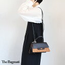 【新作】The Bagmati(バグマティ) カゴバッグ　BBK23-AW09(Black×caramel)(全1色)(レディース)ソノリテ（sonorite)カジュアル　ナチュラル　春　夏　ラタン　カゴバッグ　ザ・バグマティ　bbk23-aw09