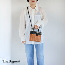 The Bagmati(バグマティ) カゴバッグショルダー付きバニティバッグ　BBK23-SS15(Black×caramel)(全1色)(レディース)ソノリテ（sonorite)カジュアル　ナチュラル　春　夏　ラタン　カゴバッグ