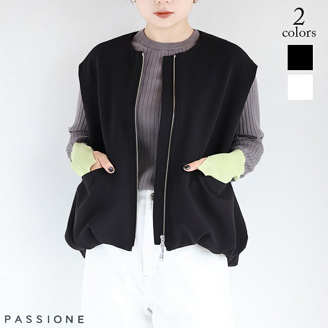 美品　PASSIONE パシオーネ　ロング ジレ　ボア　黒　38 美スタイル 美品 PASSIONE パシオーネ ロング ジレ ボア 黒 38 美スタイル