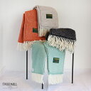 【新作】TWEEDMILL(ツイードミル)ポケット付きショール ウールブランケットストール/ヘリンボーン/フィッシュボーン 2425(HAZEL)(CINNAM...