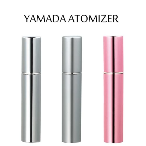 アトマイザー 【お友達で300円クーポン】メタル アトマイザー 3.5ml スプレー タイプ/詰め替え セット付/ヤマダアトマイザー/ファッション性溢れる金属冠ポンプの携帯香水用容器/ガラス 樹脂 アルミ アルコール 香水 レディース メンズ【メール便】【人気 sale プレゼント】