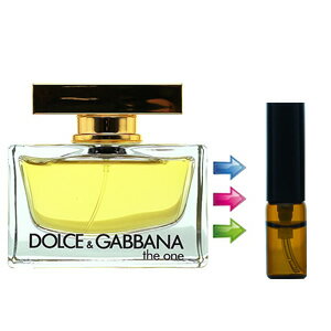 D＆G(ドルガバ) 【お友達で300円クーポン】【送料無料】ザ・ワン オードパルファム 1,2,3,4ml ドルチェ&ガッバーナ/香水/オードパルファム/レディース(女性用)/DOLCE&GABBANA/ ザワン オードパルファム【ブランド お試し セール sale 人気 プレゼント フレグランス】