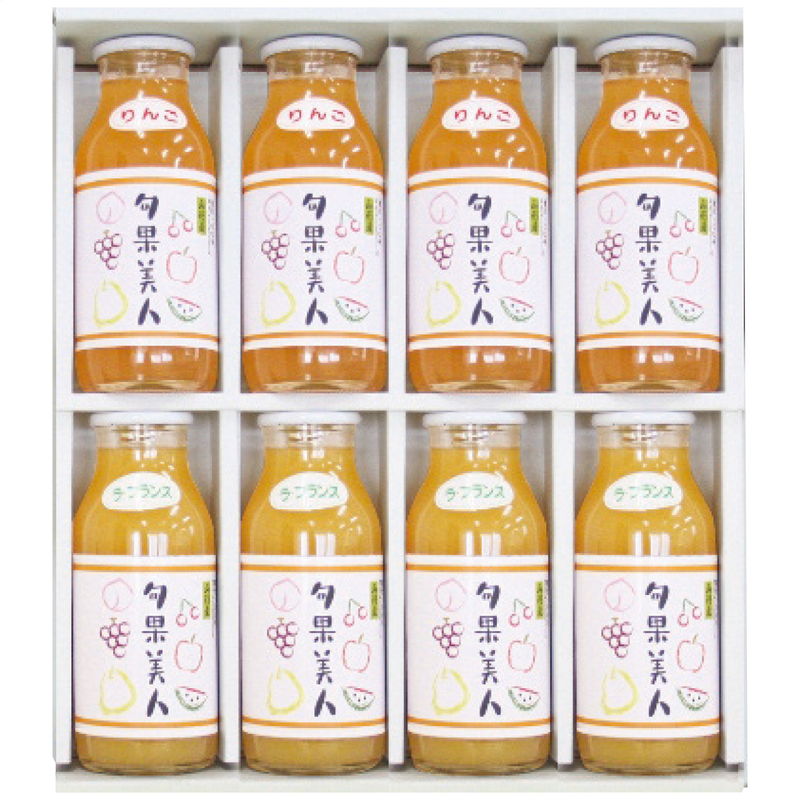 旬果美人ジュース 8本入り(りんご&ラフランス) [キャンセル・変更・返品不可][代引不可][同梱不可][ラッピング不可][海外発送不可]