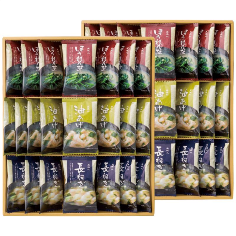 お中元 美味心 フリーズドライ味噌汁ギフト TK-EOS (TK-EOS)
