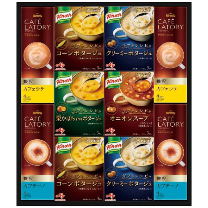 Soup - お中元 味の素 ギフトレシピ クノールスープ&コーヒーギフト KGC-30Y (KGC-30Y)