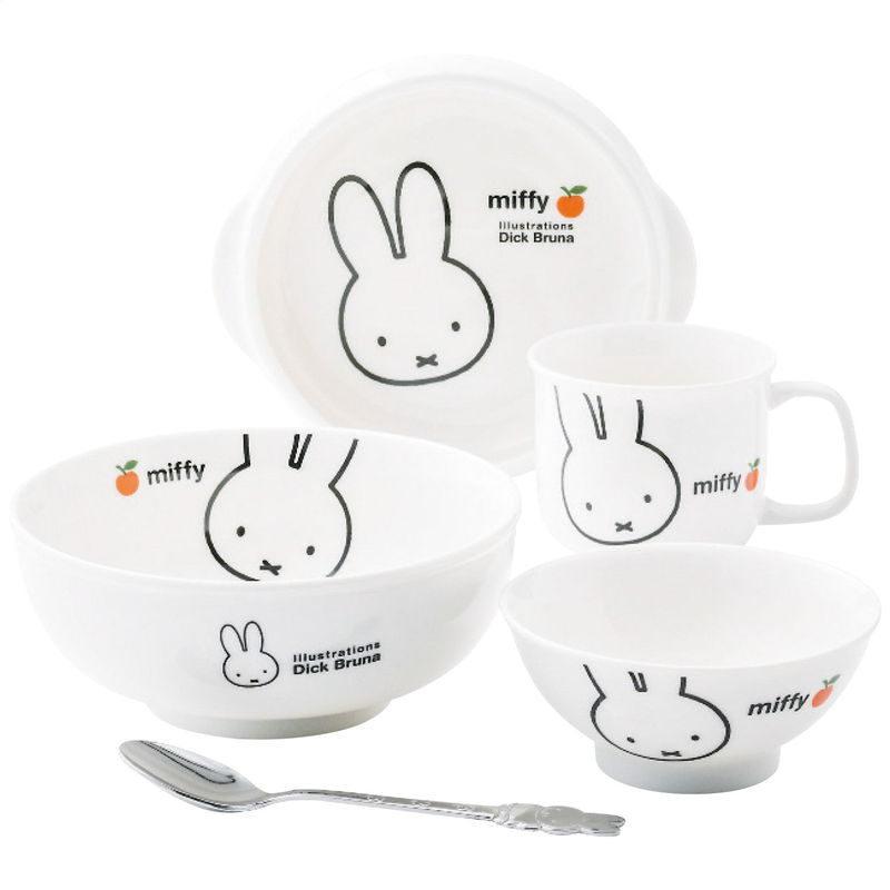 ミッフィーアップル お子様食器ギフトセット (242740) [キャンセル・変更・返品不可]