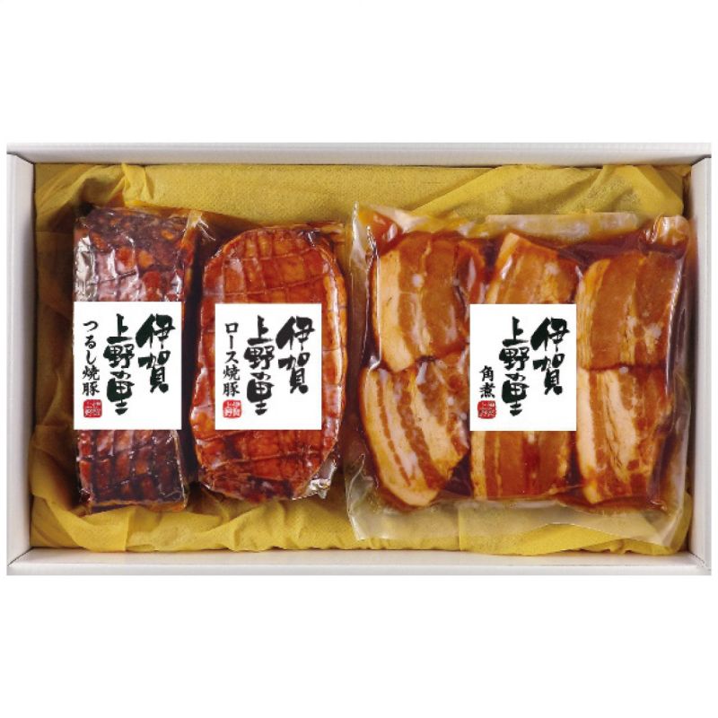 伊賀上野の里 つるし焼豚&豚角煮セット (SAG-40) [