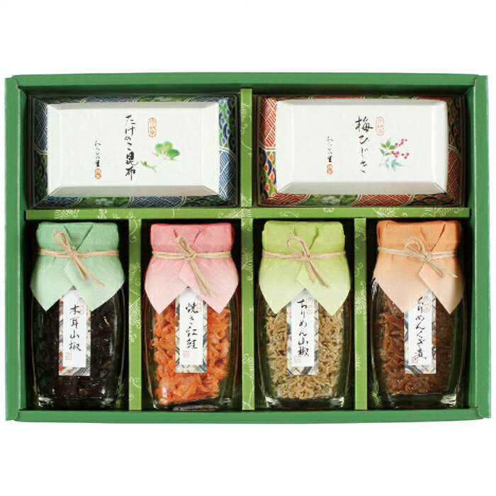 京・料亭 わらびの里 京楽味 佃煮詰合せ わS-30N (わS-30N)