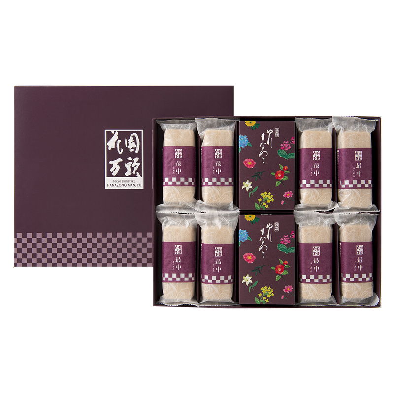花園万頭 敬老祝い ぬれ甘なつと・最中詰合せ (HM-048) [キャンセル・変更・返品不可][代引不可][同梱不可][ラッピング不可][海外発送不可]