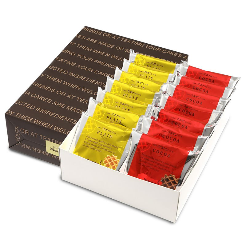 マネケン 父の日 ベルギーワッフル詰合せ14個入 (14-PCG) [キャンセル・変更・返品不可][代引不可][同梱不可][ラッピング不可][海外発送不可]