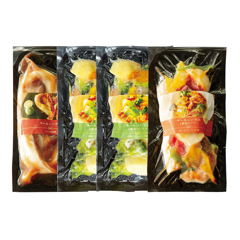 鮭の中でも高い人気のアトランティックサーモンのハラミ。野菜とフレンチ風ソースで2種類の洋風ソテーとオリジナルのもろみ醤油にじっくりと漬け込んだ和風のソテーの組み合わせです。下ごしらえ、味付けされているのでサッとフライパンで簡単に調理でき、さらに骨とりずみなのでお子様やご高齢の方にも安心してお召し上がりいただけます。■商品名:サーモンハラスソテー■商品説明:香味バター200g×2、ガーリックソース200g×1、もろみ醤油200g×1■箱サイズ:39×28×10.5cm(※発泡)・870g■型番:PFKW-102■JANコード:なし■製造生産地:日本■賞味期限:出荷後冷凍179日■アレルゲン7品目:香味バター:一部にさけ・小麦・乳成分・大豆・鶏肉含むガーリック:一部にさけ・小麦・ごま・大豆を含むもろみ醤油:一部に大豆・小麦・リンゴ・さけを含む■重さ:870g商品特徴一覧2026年 産直ギフト、【産地直送・お取り寄せグルメ → フード → 海産物】、apide、アピデ、[2025stb]、2026年、令和8年、春夏、御中元、お中元、暑中見舞い、暑中お見舞い、暑中御見舞い、残暑見舞い、残暑お見舞い、残暑御見舞い、お歳暮、御歳暮、お年賀、御年賀、ギフト、内祝い、プレゼント、お返し、お祝い、ギフト、贈り物、のし、ラッピング、通信販売、通販、販売、買う、購入、お店、売っている、ショッピング2026年 産直ギフト【プレーリードッグ ファーム サーモンハラスソテー (PFKW-102)】広告文責(有)イースクエアTEL:0120-532-772鮭の中でも高い人気のアトランティックサーモンのハラミ。野菜とフレンチ風ソースで2種類の洋風ソテーとオリジナルのもろみ醤油にじっくりと漬け込んだ和風のソテーの組み合わせです。下ごしらえ、味付けされているのでサッとフライパンで簡単に調理でき、さらに骨とりずみなのでお子様やご高齢の方にも安心してお召し上がりいただけます。■商品名:サーモンハラスソテー■商品説明:香味バター200g×2、ガーリックソース200g×1、もろみ醤油200g×1■箱サイズ:39×28×10.5cm(※発泡)・870g■型番:PFKW-102■JANコード:なし■製造生産地:日本■賞味期限:出荷後冷凍179日■アレルゲン7品目:香味バター:一部にさけ・小麦・乳成分・大豆・鶏肉含むガーリック:一部にさけ・小麦・ごま・大豆を含むもろみ醤油:一部に大豆・小麦・リンゴ・さけを含む■重さ:870g※お客さま都合による、ご注文後の[キャンセル][変更][返品][交換]はお受けできませんのでご注意下さいませ。※当店では、すべての商品で在庫を持っておりません。記載の納期を必ずご確認ください。※ご注文いただいた場合でもメーカーの[在庫切れ][欠品][廃盤]などの理由で、[記載の納期より発送が遅れる][発送できない]場合がございます。その際は、当店よりご連絡させていただきます。あらかじめご了承ください。※こちらの商品は【代金引換】でのご注文をお受けできません。※こちらの商品は【他商品との同梱】ができません。※こちらの商品はメーカー直送のため、【他商品との同梱】【代金引換でのご注文】はお受けできません。※こちらの商品はメーカー直送のため、北海道・沖縄・離島 への配送はお受けできません。※リニューアル等により パッケージ、仕様、セット内容 が変更になる場合がございます。予めご了承下さい。こちらの商品は【お取り寄せ(7〜10営業日以内に発送予定)】となります。あらかじめご了承くださいませ。