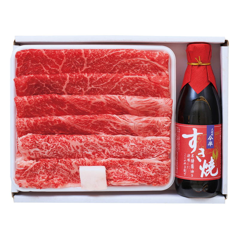 [お中元][お歳暮] 松阪牛すき焼き食べ比べ&今半割下セット (MBKTSW36-100MA)