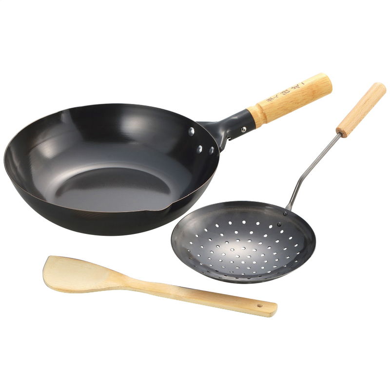 陳建一 北京鍋28cm&ミニシャーレン(竹ターナー付) (CK-334) [キャンセル・変更・返品不可]のサムネイル