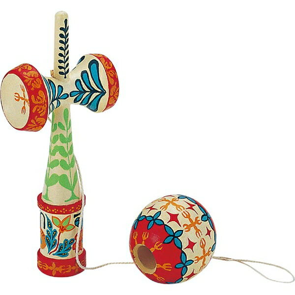 木製 けん玉(ヒモ付) ※未完成品(商品画像は作品例となります。) [キャンセル・変更・返品不可]