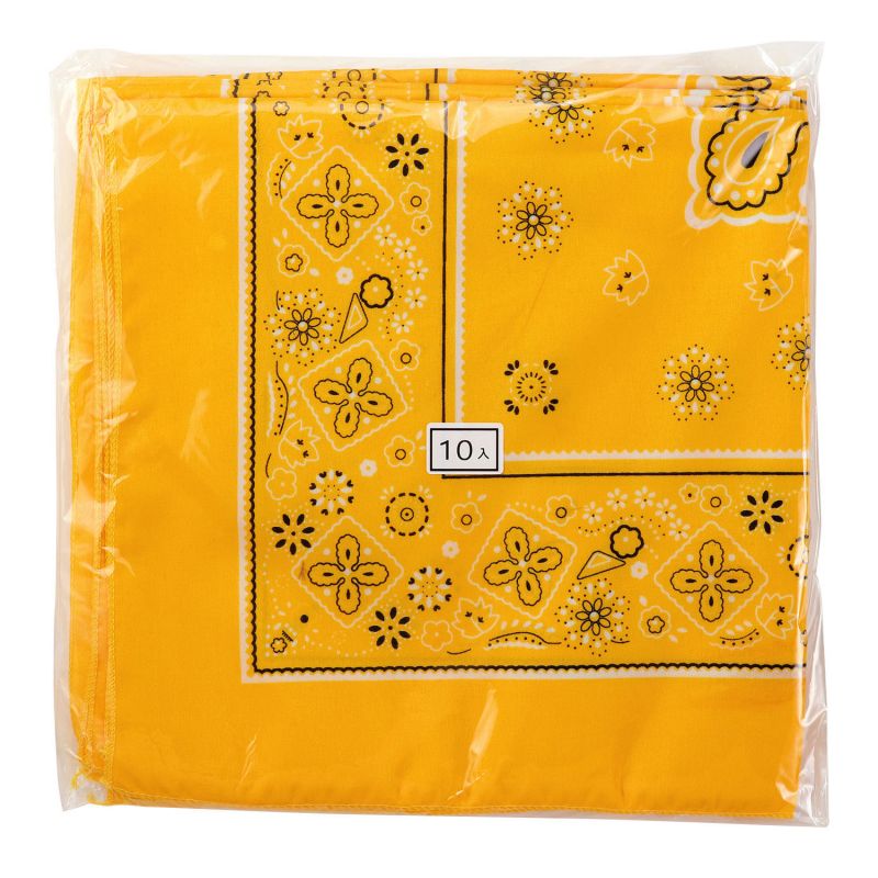 アーテック バンダナ 黄 10枚組 (018172)