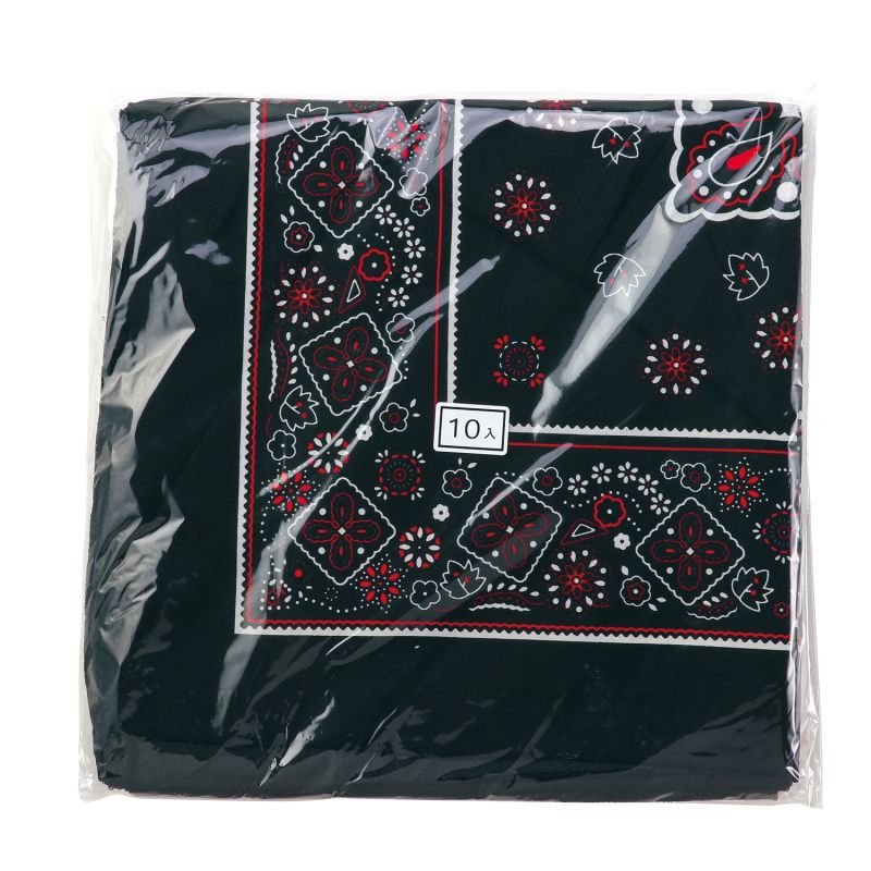 アーテック バンダナ 黒 10枚組 (018176)