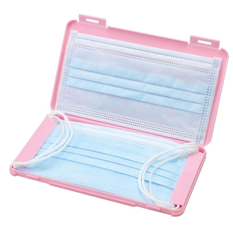 (株)伊勢藤 プラスチック製マスクケースピンク (052460)