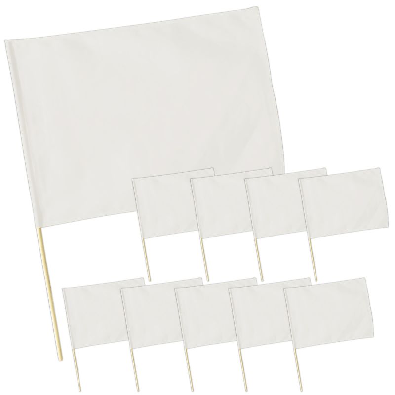 アーテック 大旗 φ12mm 白 10本組 (018416)