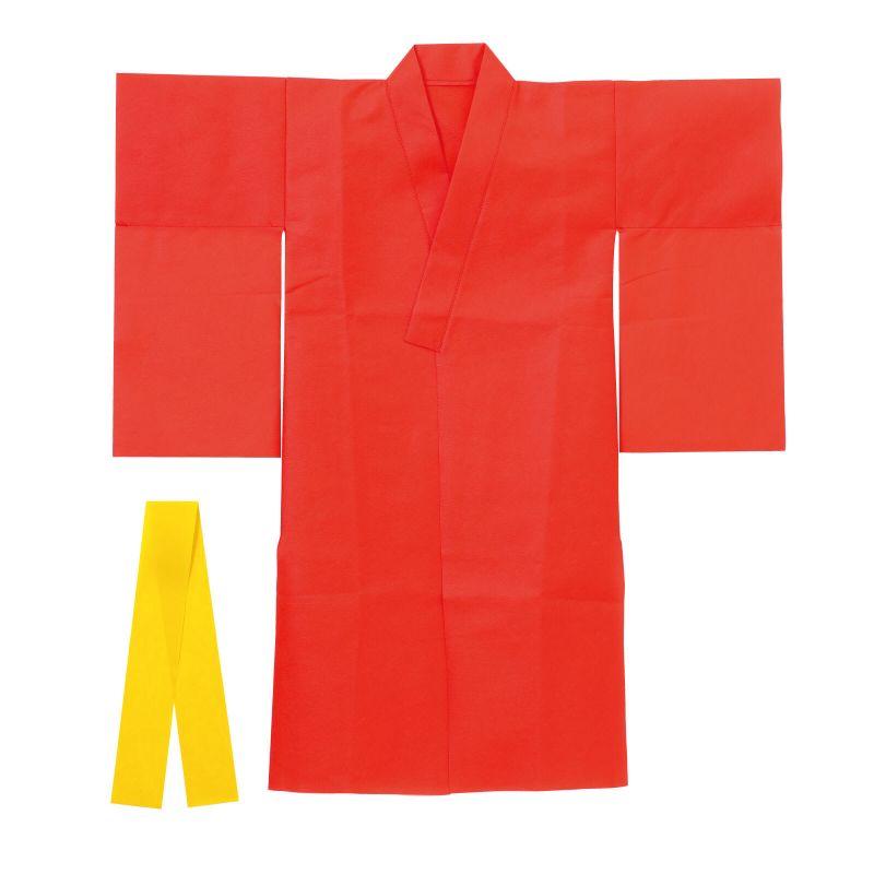 アーテック 衣装ベース 着物 赤(帯黄) (019130)