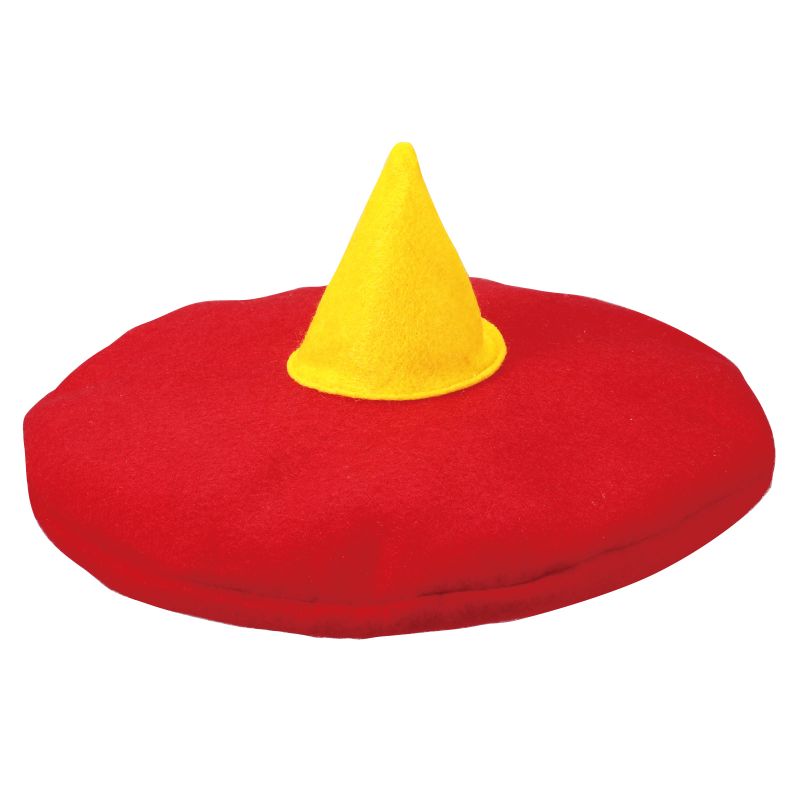 アーテック フェルト おにの帽子 赤×黄 (019536)