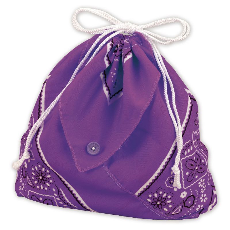 アーテック バンダナ巾着 紫 (050590) ※未完成品