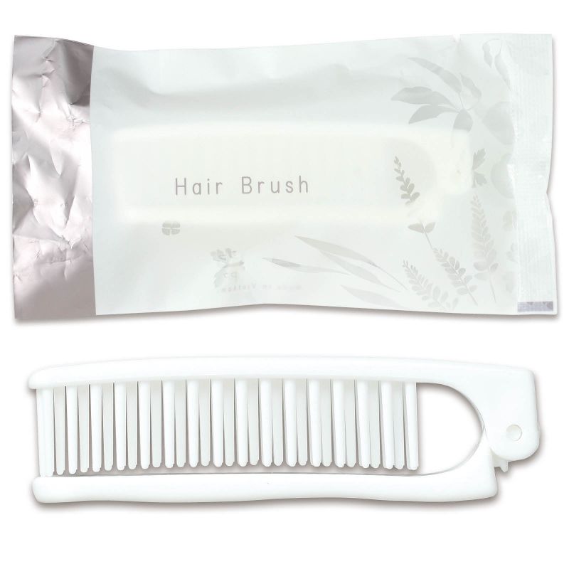 山陽物産 使い捨て袋入り2つ折りヘアブラシ (052549)