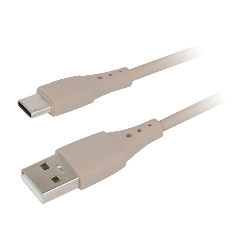 MARKER タイプCケーブル 1m ストレートタイプ モカ (092165)