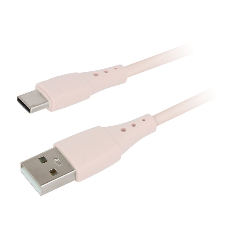 MARKER タイプCケーブル 1m ストレートタイプ ピンク (092166)