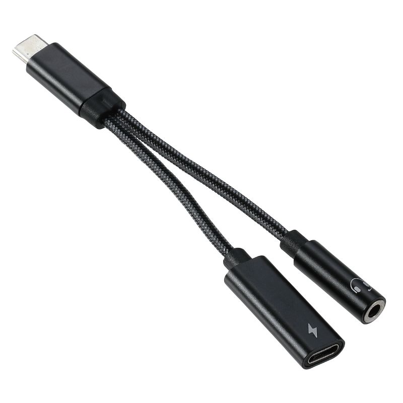 アーテック TypeC to 3.5mm&TypeC 変換アダプタ(PD対応) (091988)