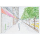 アーテック 一点透視シートA4(10枚組) (013140) ※未完成品(商品画像は作品例となります。)