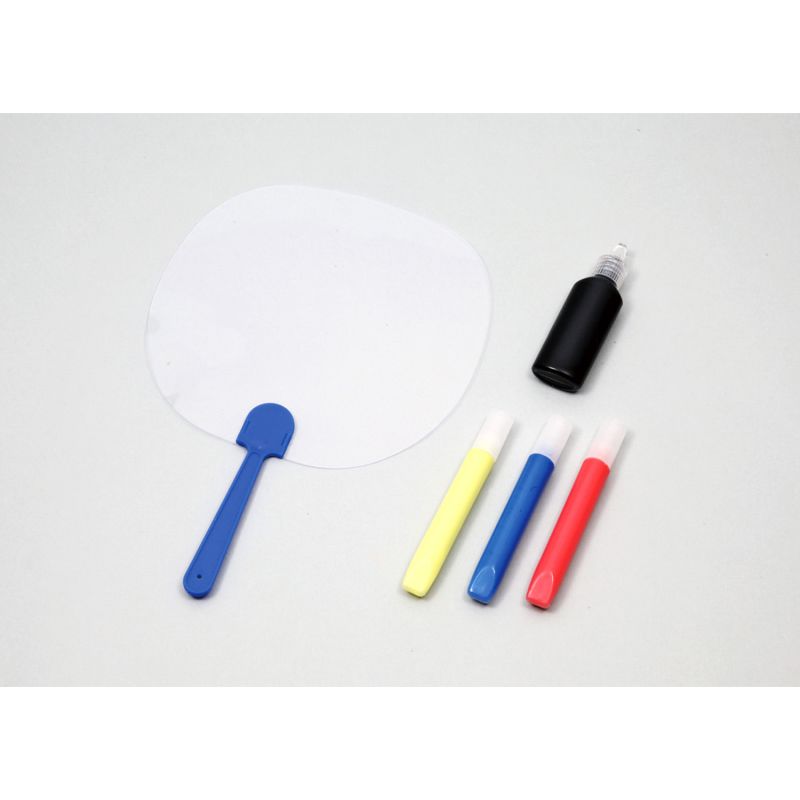 ステンドアートうちわ (013298) ※未完成品