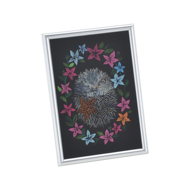 アクリル製アートガラス メタリックフレームセット 小 (013358) ※未完成品(商品画像は作品例となります。)