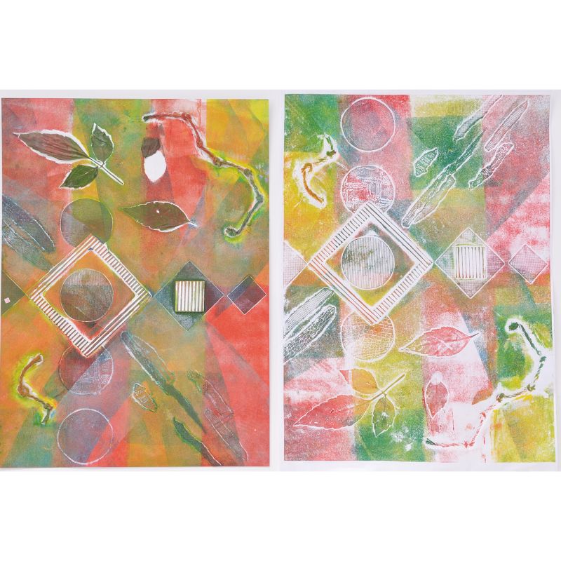 コラグラフ版画セット (020230)