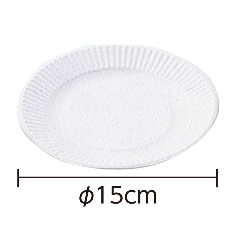 工作用紙皿 小(150φmm 10枚組) (045505) ※未完成品 [キャンセル・変更・返品不可]