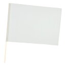 アーテック 中旗 白 旗:W50×H36cm 旗竿:57cm(φ12mm) (015027)