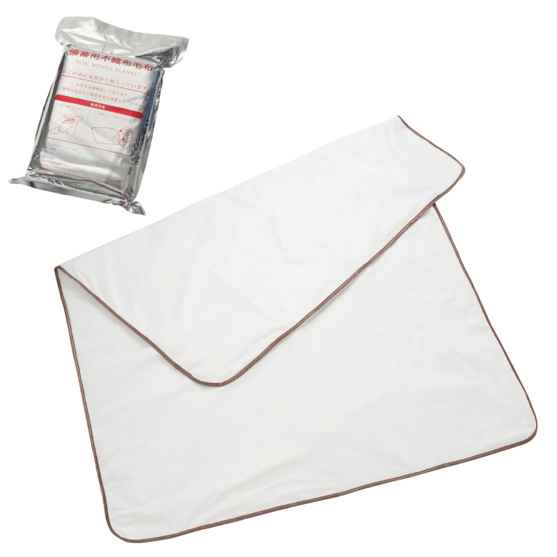 (株)アクシス 備蓄用不織布毛布 もしもうふ (052220)