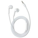アーテック インナーイヤー型マイク付きイヤホン ホワイト (077694)
