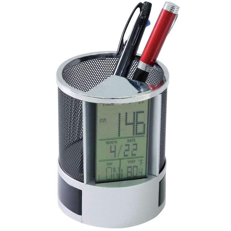 アーテック ペン立て時計(小物入れ付) (005053)