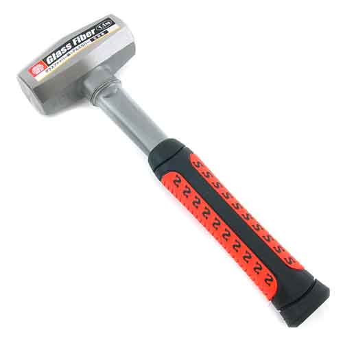 SK11 ファイバーグラス柄石頭槌 (1.1KG)