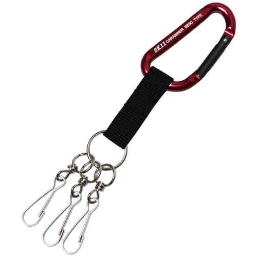 SK11 アルミカラビナ BB3 (SAC880BB3レッド)