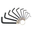 SK11 六角棒レンチセット 10本組 (NO.4 インチ)
