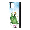 iPhone 15/14/13 ディズニー / KAKU 衝撃吸収 バンパー スクエア ハイブリッドケース
