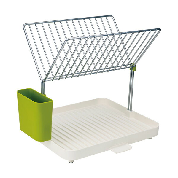 ジョセフジョセフ Yラック ディッシュドレイナー ホワイト/グリーン (85083) [キャンセル・変更・返品不可]