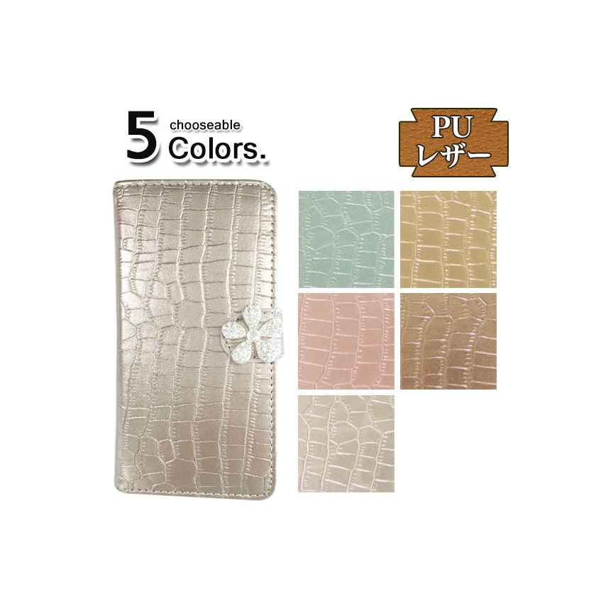 SAMSUNG サムスン GALAXY Note 3 SC-01F docomo/SCL22 au 専用 手帳型スマホケース 横開き ワンポイント 花 フラワー (DA556W21) [キャンセル・変更・返品不可][代引不可][同梱不可]