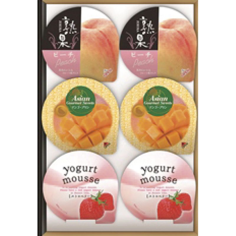 金澤兼六製菓 フルーティーデザートコレクション6個 (DC-6)
