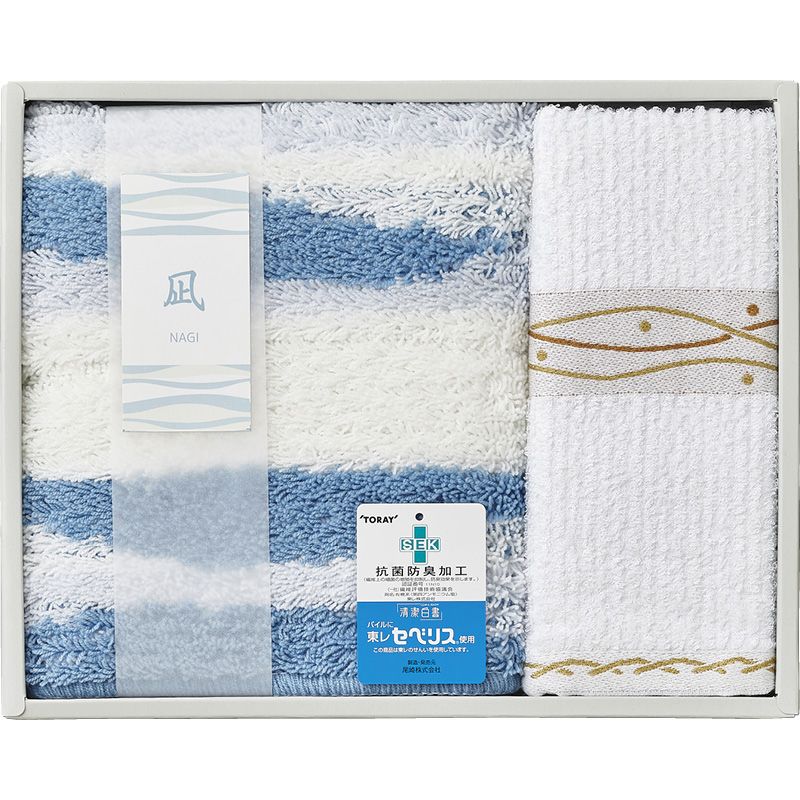 凪 バスマットS&フェイスタオル (094660)