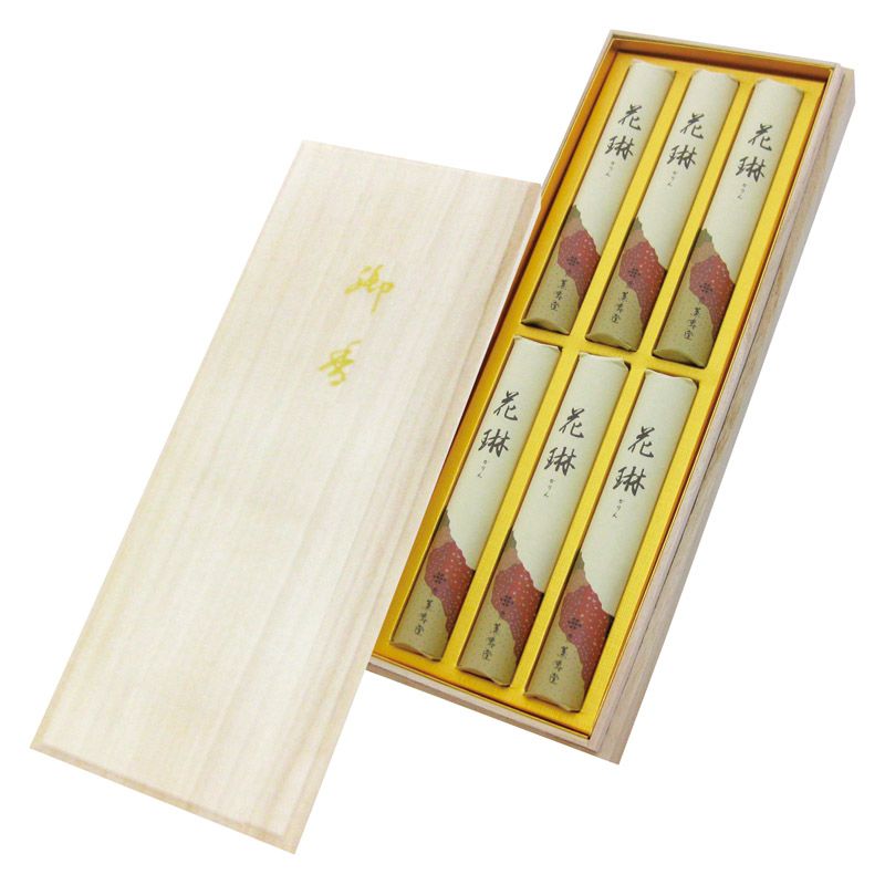 incense Sticks - 花琳 木箱 短寸6入 (027)